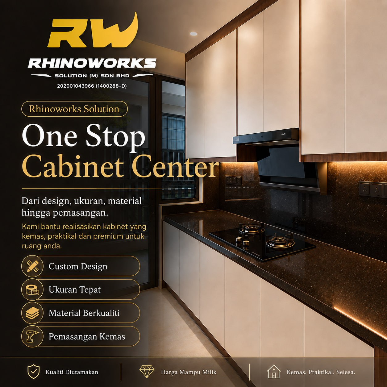 Rhinoworks Solution — One Stop Cabinet Center