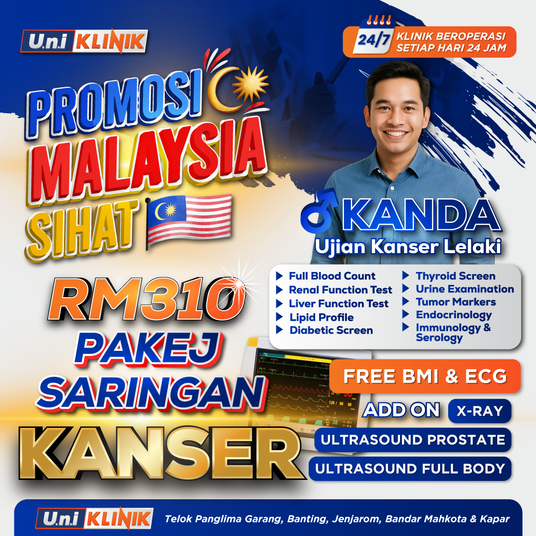 Uniklinik — Promosi Malaysia Sihat Pakej Saringan Kanser
